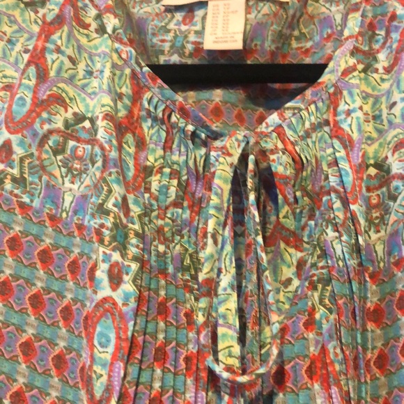 Moroccan Paisley print dress - Picture 3 of 6